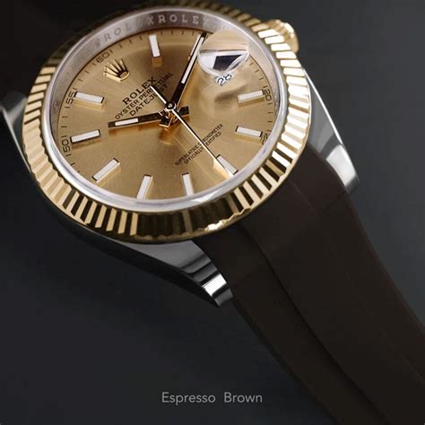 rubber band for rolex datejust 2|rolex datejust with leather strap.